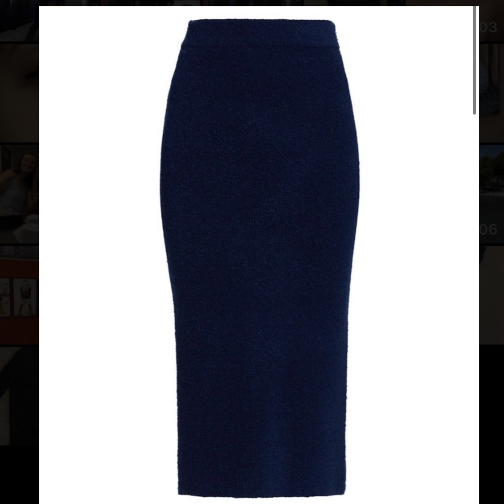Liz Claiborne navy blue maxi skirt